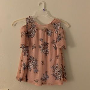 Floral blouse top